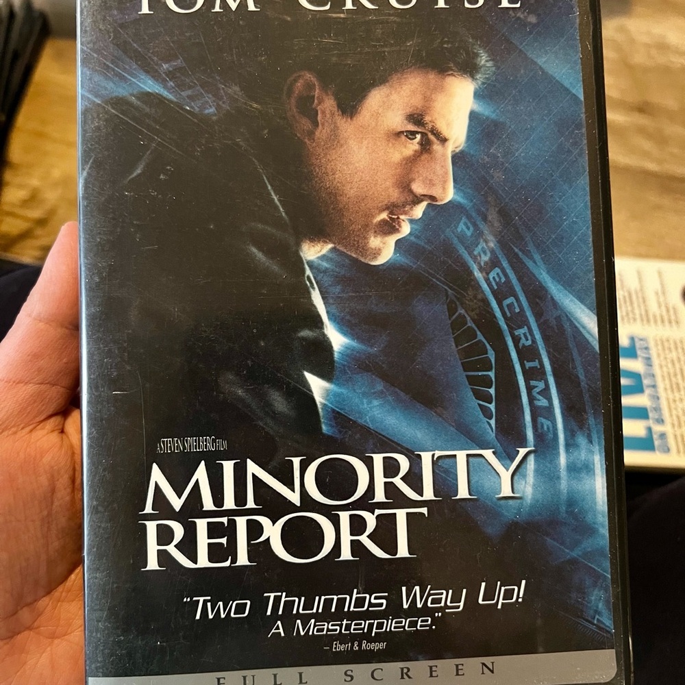 Minority Report DVD